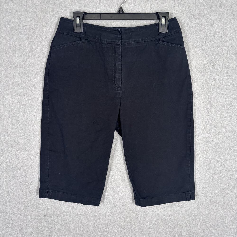 VTG Chicos Shorts Small Bermuda‎ Stretch Comfortable Summer Chino 13 Inseam